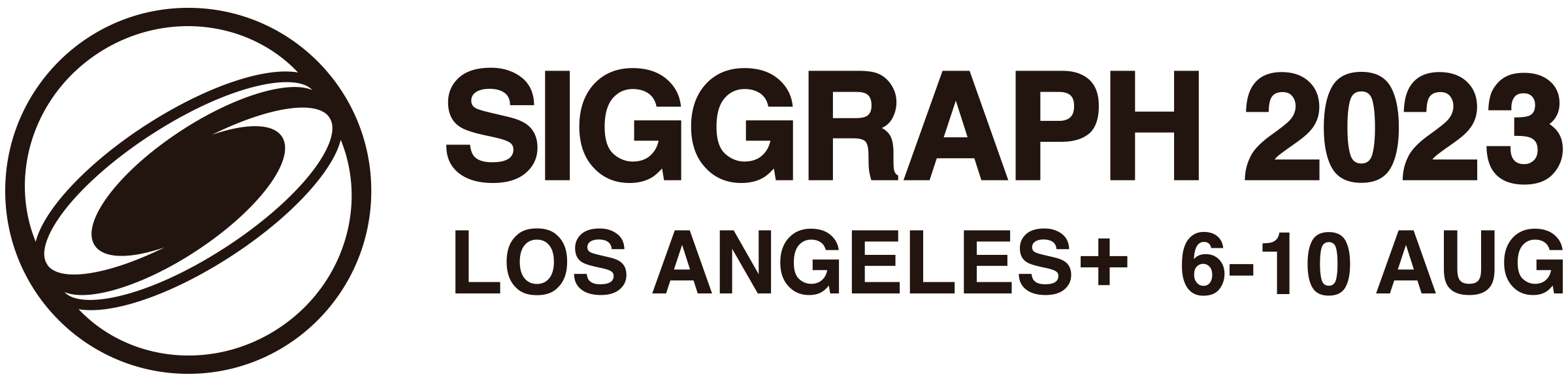 SIGGRAPH 2023 Logo Los Angeles+ (6-10 August 2023)