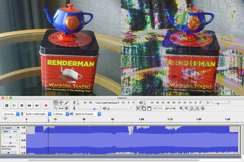 Image Ditching: Manipulating Images with Audio Effects